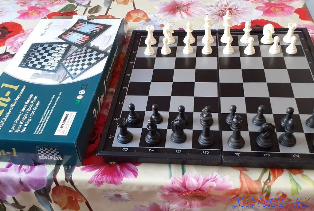I will sell new chess, backgammon and checkers 3 in 1 - Russia. X Муткенова - photo 4