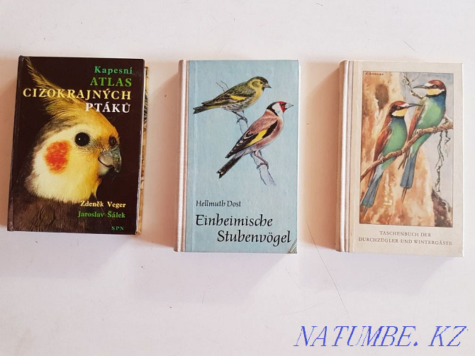 Books about birds and flowers in German and Czech Almaty - photo 2