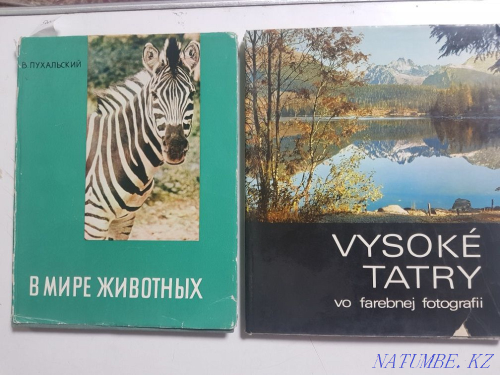 Книги альбомы фотографий животных и птиц В.Пухальского и гор Татры Алматы - изображение 1