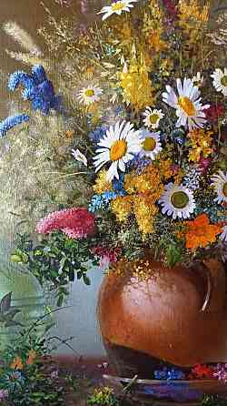 Картина картинка багет рама букет цветы Алматы