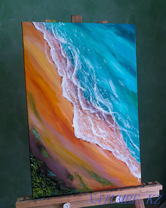 Картина современная на холсте. Алматы - изображение 1