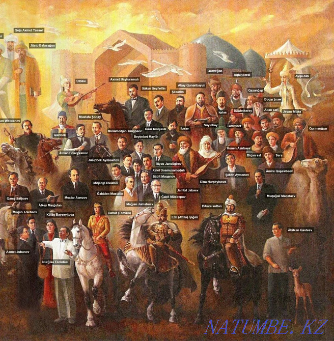 Үйге арналған портрет. Қазақ хандығы бейнеленген сурет  Қарағанды - изображение 5
