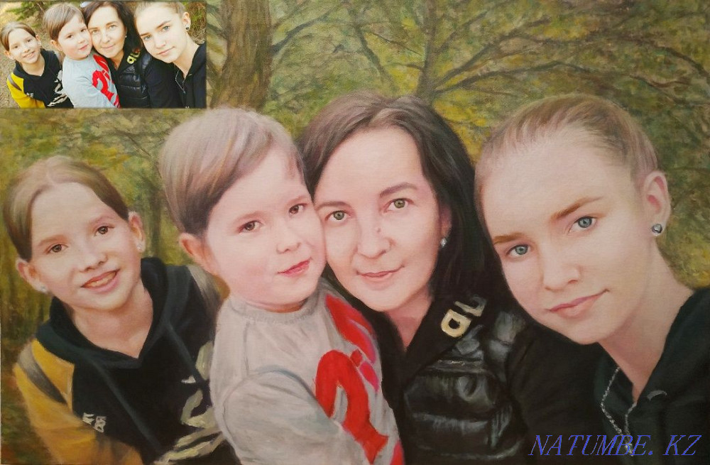 Суретші-суретші, мен фотосуреттерден портрет саламын.  Астана - изображение 8