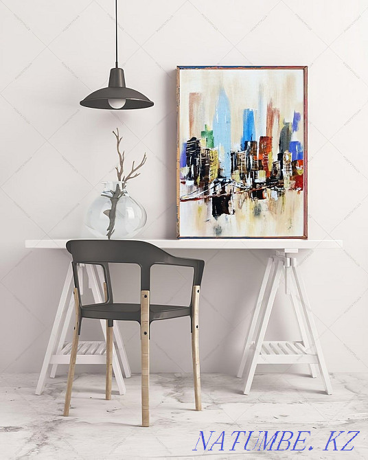 Картина. Нью Йорк. Абстракция. Лофт Алматы - изображение 2