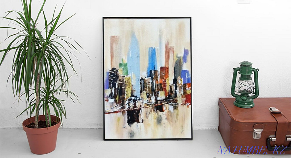 Картина. Нью Йорк. Абстракция. Лофт Алматы - изображение 6