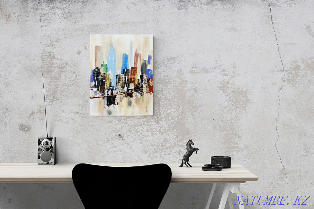 Картина. Нью Йорк. Абстракция. Лофт Алматы - изображение 8