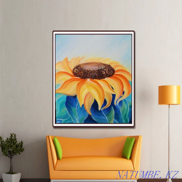 Продам интерьерную картину. Холст. Масло Алматы - изображение 1