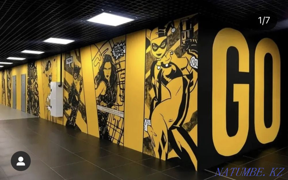 Wall painting, artists, graffiti Astana - photo 4