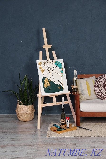 Мольберт деревянный, холсты, планшеты Алматы - изображение 1