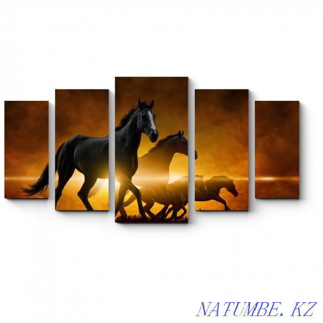 модульные картины, Мудульная картина, Холст, Постер, Картина Шымкент - изображение 1