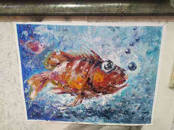 Картина с рыбкой ) Pavlodar