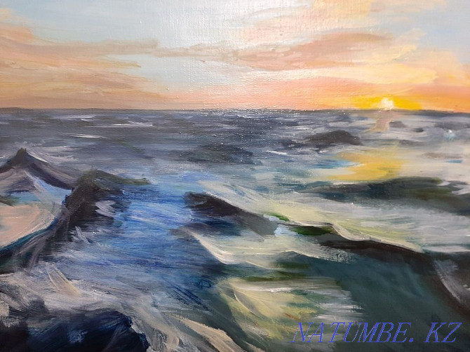 Oil painting "Atlantic Ocean" Astana - photo 4