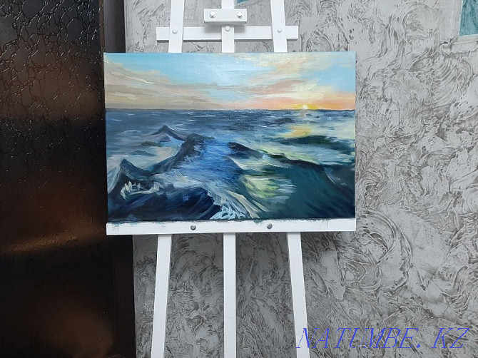 Oil painting "Atlantic Ocean" Astana - photo 1