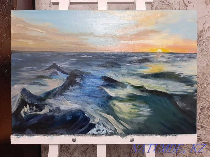 Oil painting "Atlantic Ocean" Astana - photo 2