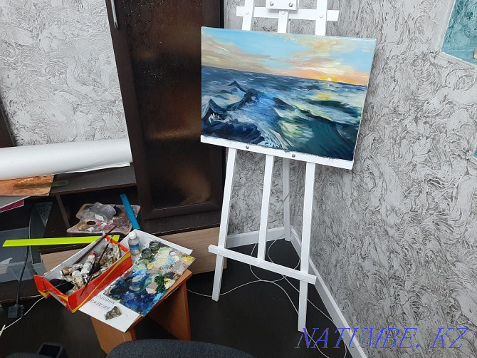 Oil painting "Atlantic Ocean" Astana - photo 3