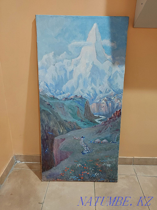 Картина на холсте ссср,высота 100 см,ширина 50 см Алматы - изображение 4