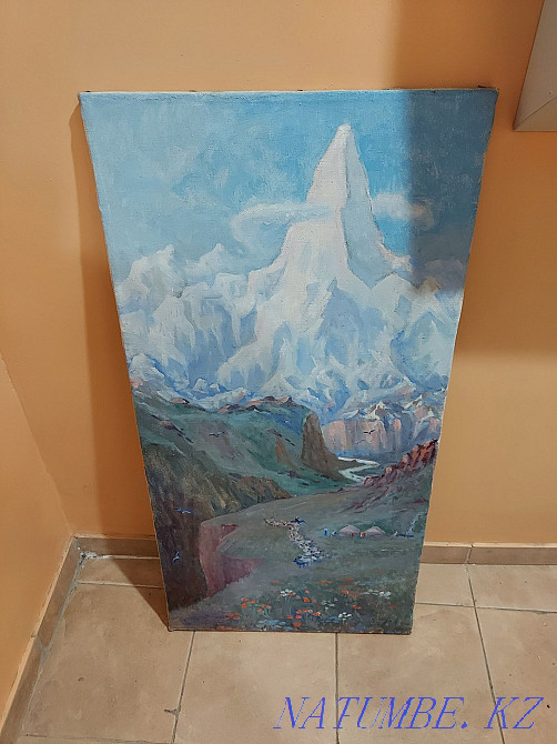 Картина на холсте ссср,высота 100 см,ширина 50 см Алматы - изображение 1