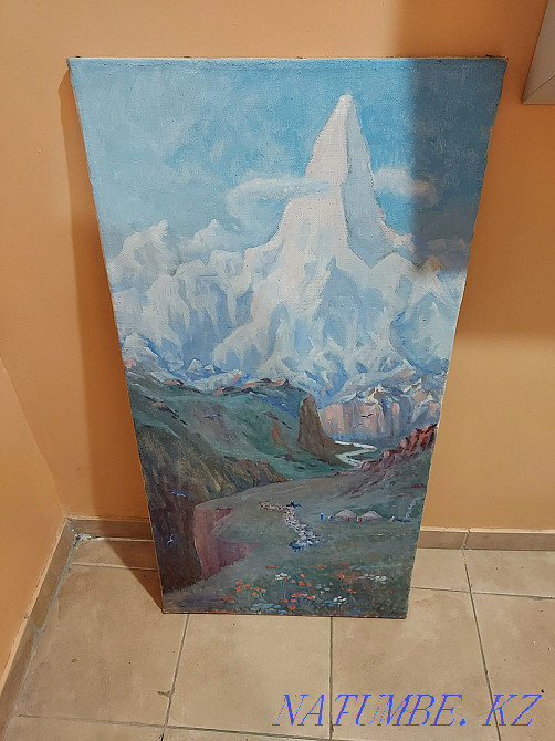 Картина на холсте ссср,высота 100 см,ширина 50 см Алматы - изображение 5