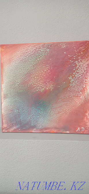 заманауи стильдегі сұйық өнердегі картиналар  Астана - изображение 4