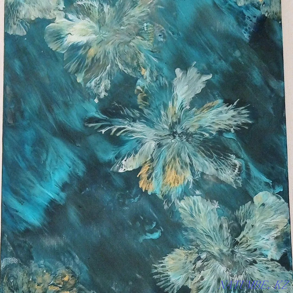 заманауи стильдегі сұйық өнердегі картиналар  Астана - изображение 6