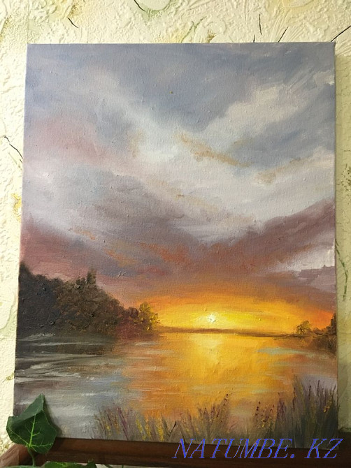 Oil Painting 30x25 Ust-Kamenogorsk - photo 1