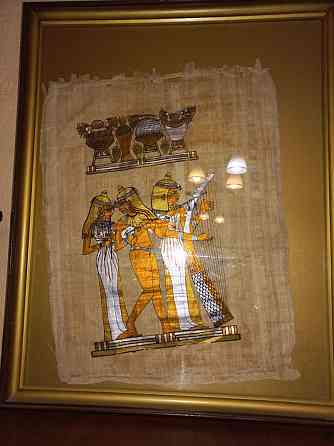 Картина на папирусе. Нуркен