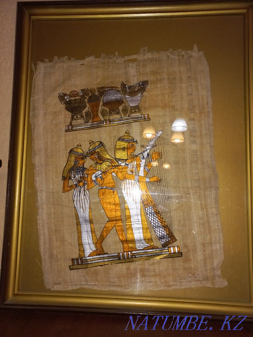 Painting on papyrus. Нуркен - photo 1