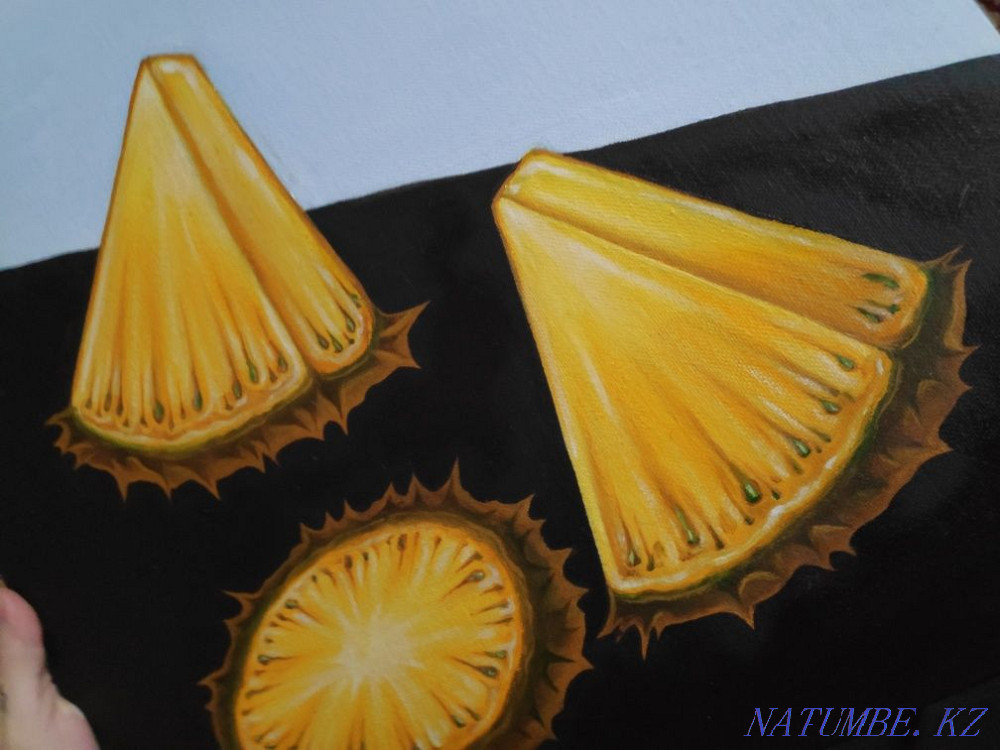 I will sell the author's painting "Juicy pineapples" Акбулак - photo 1