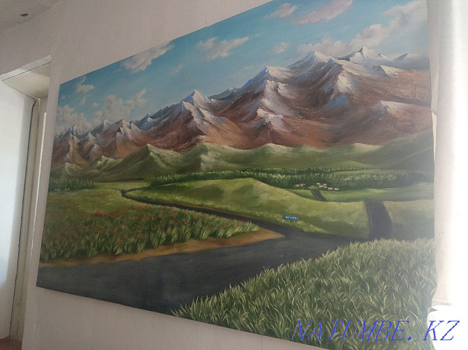 Nature painting done with oil paints Shymkent - photo 2