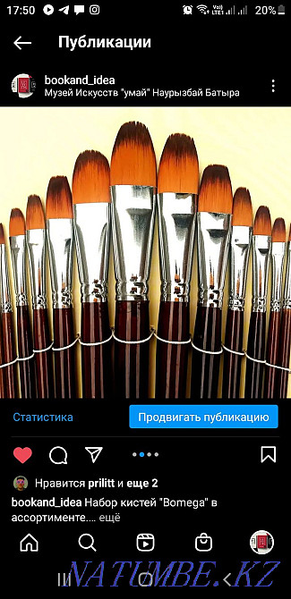 Кисти для рисования Bomega в ассортименте Алматы - изображение 2