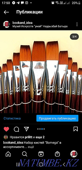 Кисти для рисования Bomega в ассортименте Алматы - изображение 3