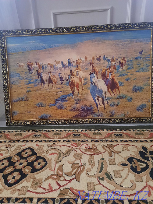 Oil paintings Zhailau, a herd of horses Shymkent - photo 7