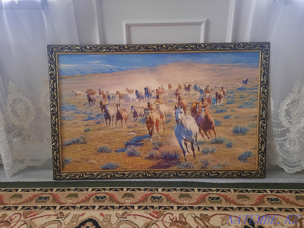 Oil paintings Zhailau, a herd of horses Shymkent - photo 6