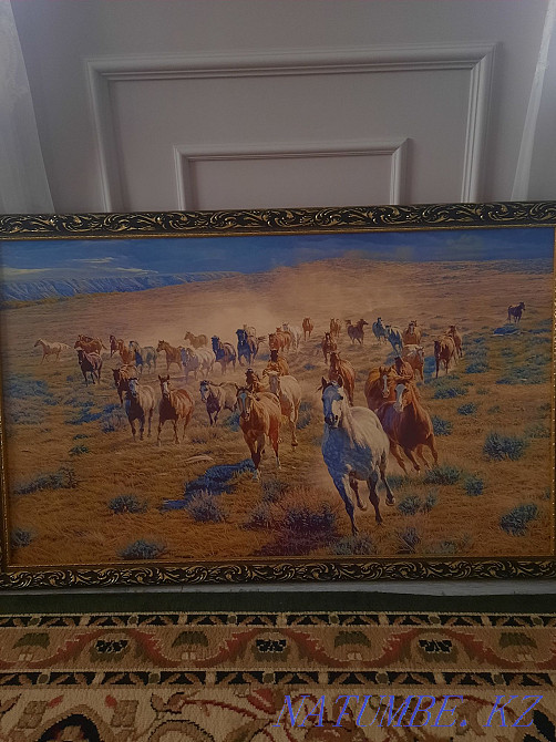 Oil paintings Zhailau, a herd of horses Shymkent - photo 8
