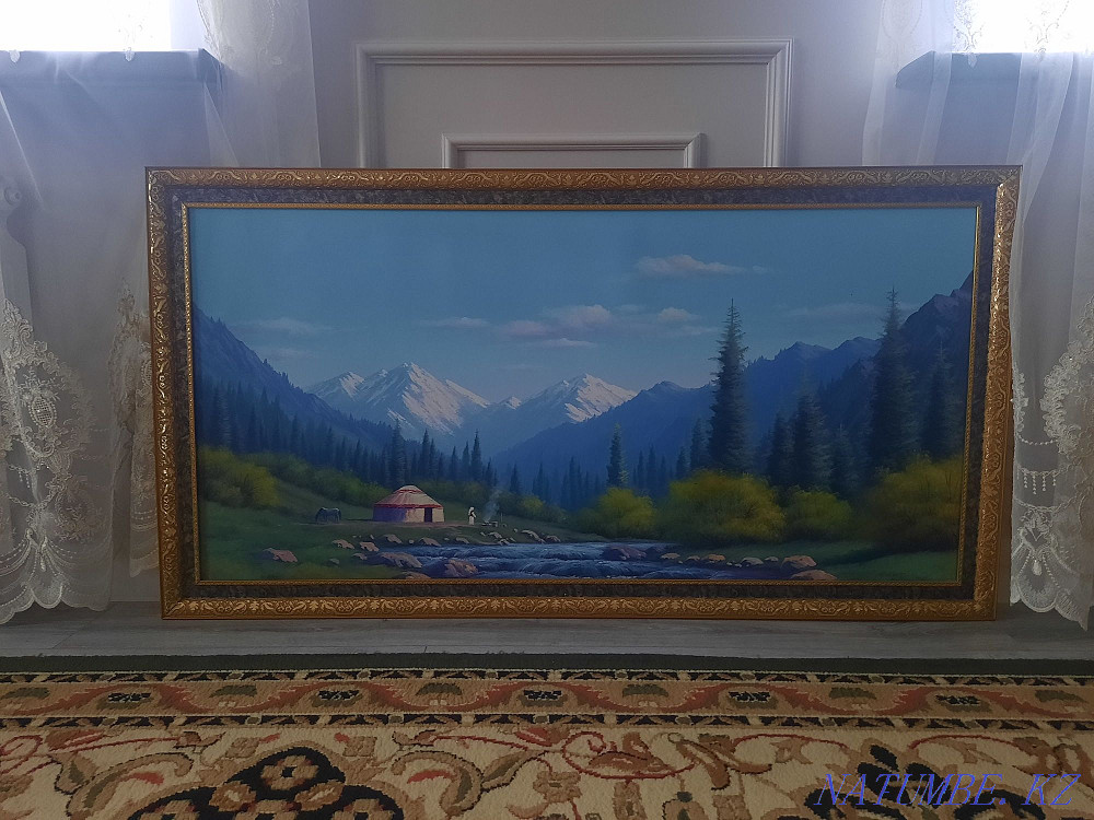 Oil paintings Zhailau, a herd of horses Shymkent - photo 2