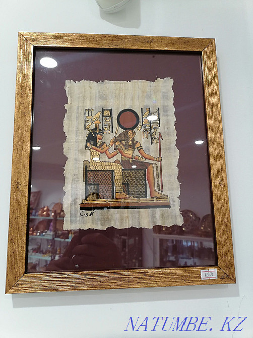 Framed Egyptian papyrus paintings Бесагаш - photo 4