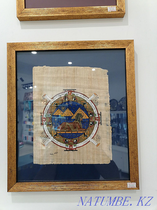 Framed Egyptian papyrus paintings Бесагаш - photo 5