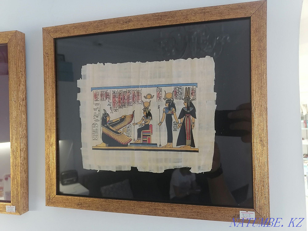 Framed Egyptian papyrus paintings Бесагаш - photo 7
