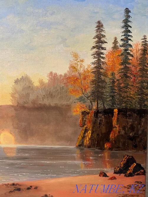 Oil painting "Canoe" Pavlodar - photo 2