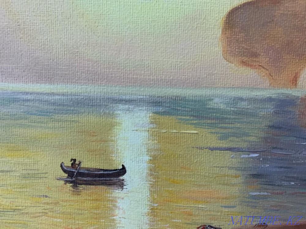 Oil painting "Canoe" Pavlodar - photo 3