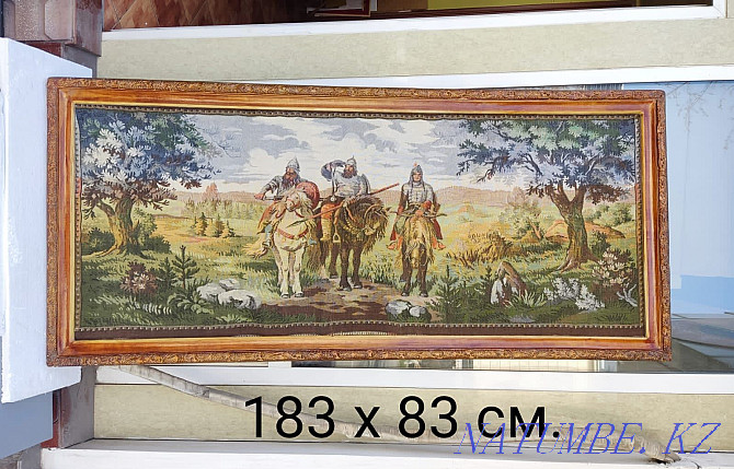 Tapestry in a frame 183 x 83 cm. Shymkent - photo 1