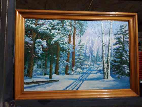 Продаём картина маслом художника И.Н Петров размер 1 метр 10 сан на 8 Astana
