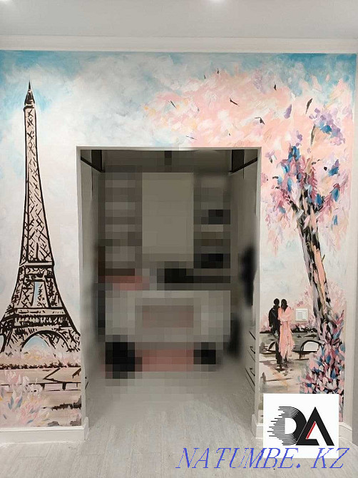 Суретшілер. Қабырға сызбалары. қабырғаға сурет салу  Астана - изображение 3