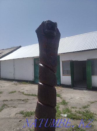 Cobra sculpture made of natural wood for sale Каргалы - photo 1