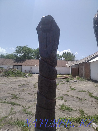 Cobra sculpture made of natural wood for sale Каргалы - photo 2