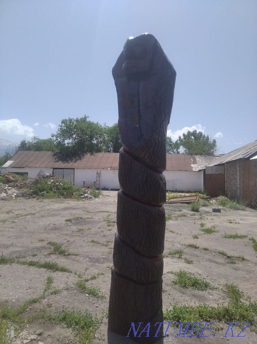 Cobra sculpture made of natural wood for sale Каргалы - photo 3