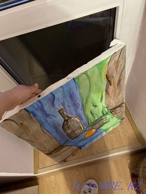 Canvas stretcher, tablet, drawing Aqtau - photo 2