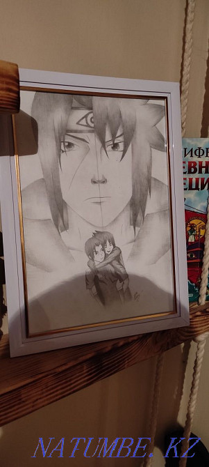Картина рисунок sasuke itachi naruto Саске Итачи Наруто Алматы - изображение 1