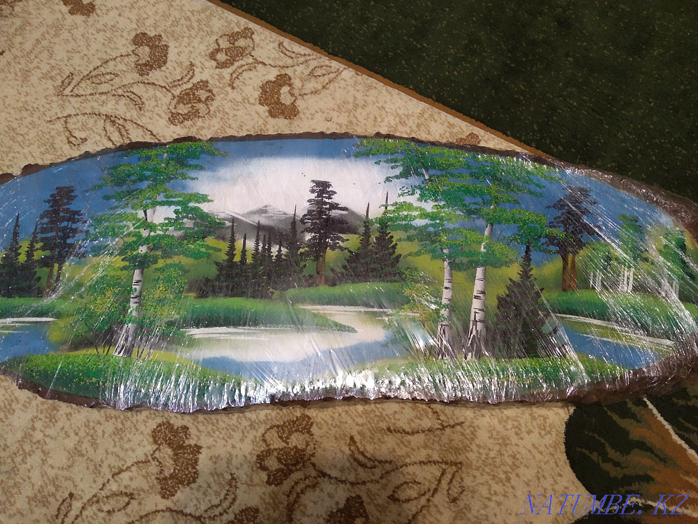painting on wood Чапаево - photo 1