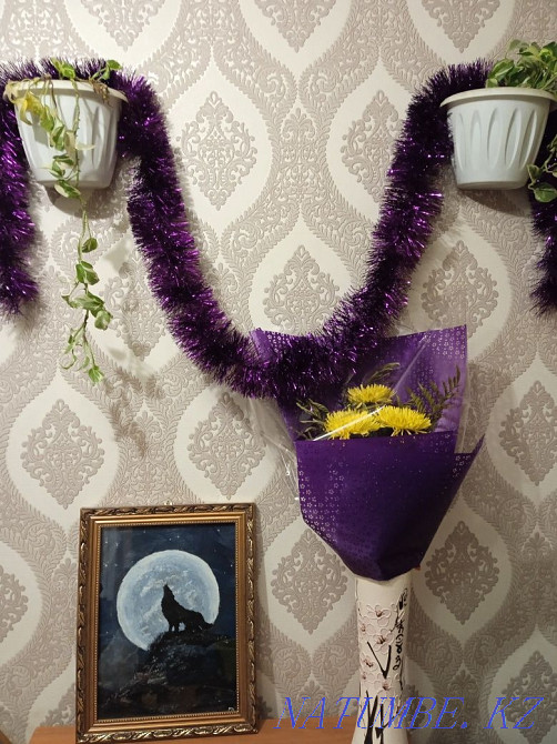 Oil painting!,, Lone wolf " Валиханово - photo 1